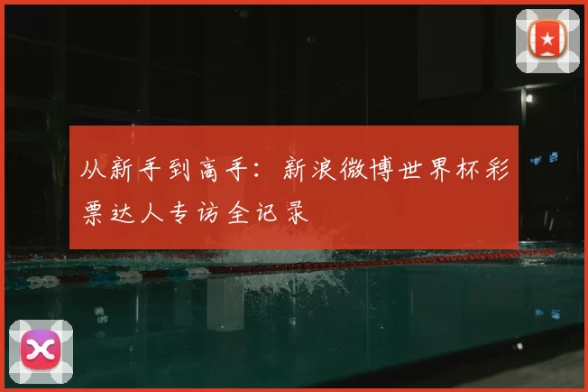 从新手到高手:新浪微博世界杯彩票达人专访全记录