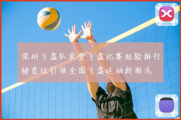 深圳飞盘队荣登飞盘比赛经验排行榜首位引领全国飞盘运动新潮流
